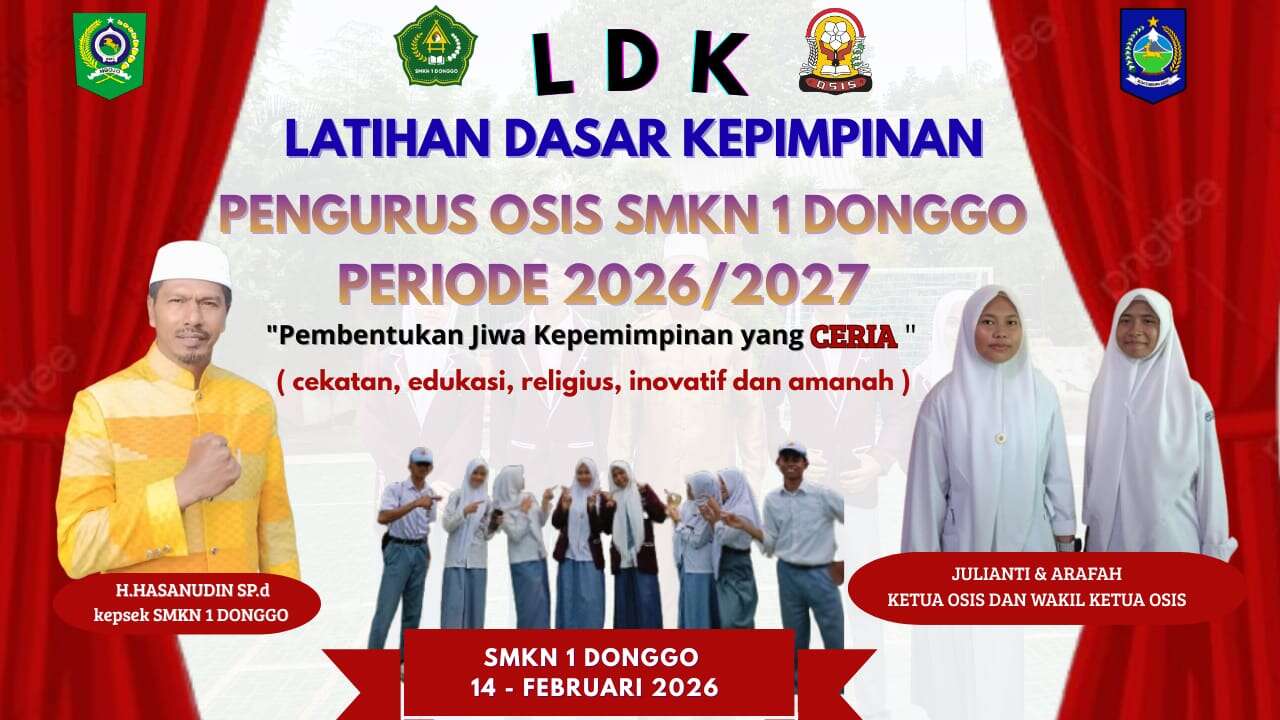 Latihan Dasar Kepemimpinan OSIS SMKN 1 Donggo